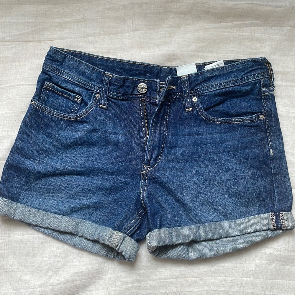 H&M Girls Navy Denim Shorts